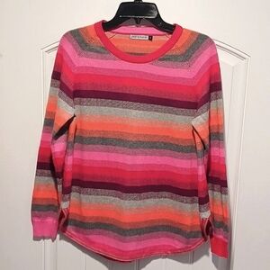 ZAKET & PLOVER Striped Curved Sweater, Women's, Size S
